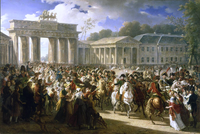 Napoleon enters Berlin