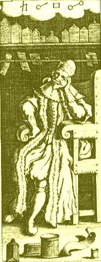 Hypochondriarchus from the 
front picture in Burton's
Anatomy of Melancholy