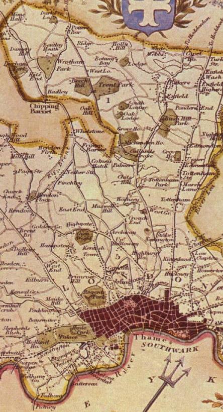 Hanwell in Middlesex 1836